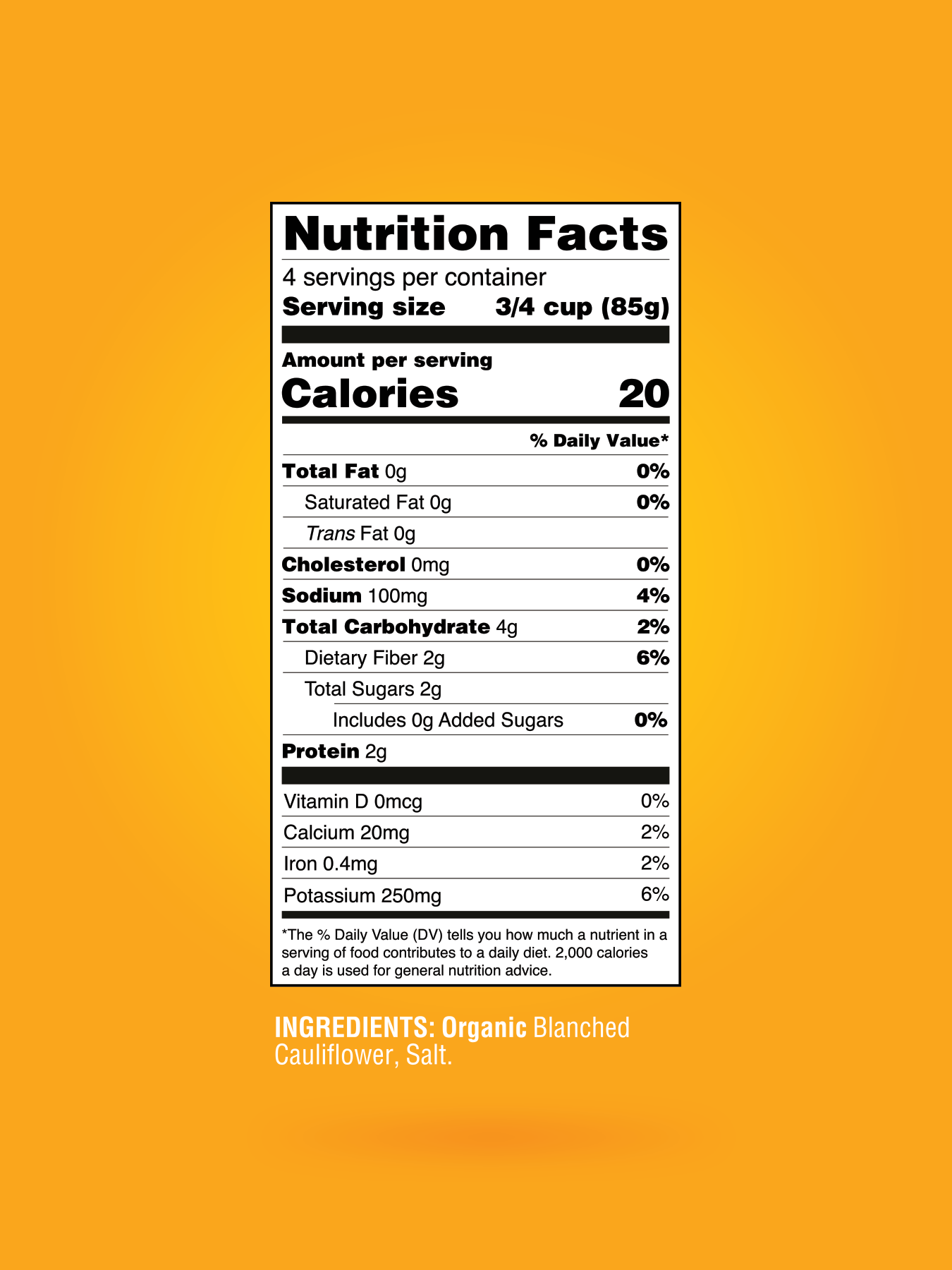 Nutrition & Ingredients