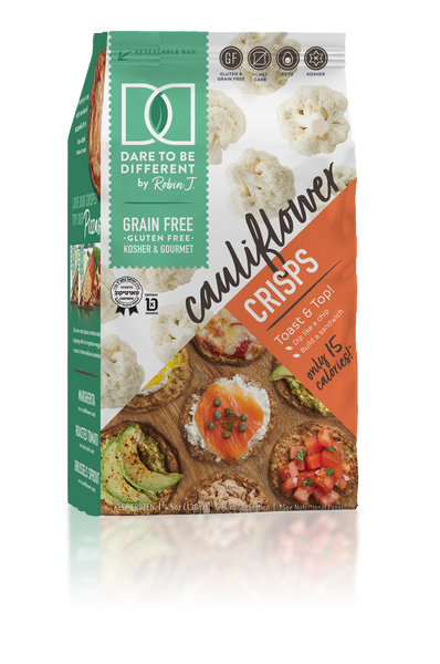 bag of cauliflower crisps