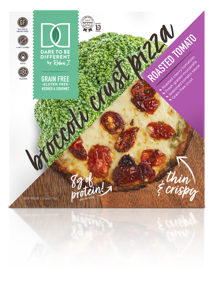roasted tomato cauliflower crust pizza