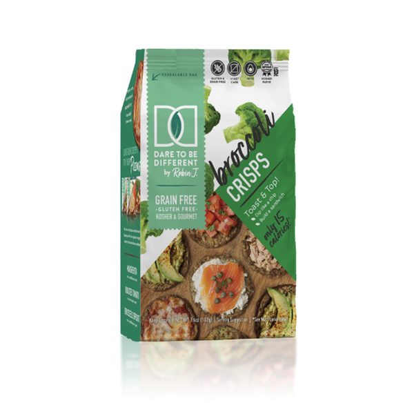 bag of broccoli crisps